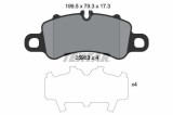 Set placute frana disc Porsche 718 Boxster, 718 Cayman, 911, 911 Targa Motor 2.5 S, 3.0 Carrera, 3.0 Carrera 4, 3.0 Carrera 4 GTS, 3.0 Carrera GTS,