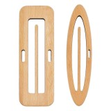 2 bucăți nave de război din lemn pentru tricotat, război de panglică din lemn de fag, unelte de artizanat pentru țesut, accesorii DIY, dreptunghiulare