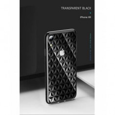 Husa Usams Gelin Series Iphone XR Transparent-Neagra foto