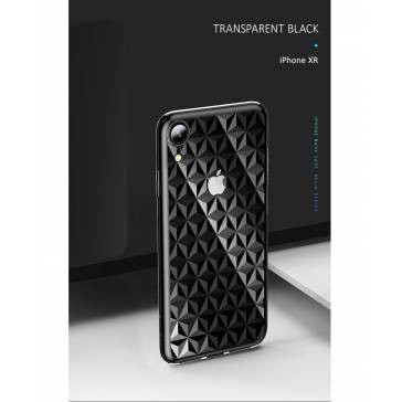 Husa Usams Gelin Series Iphone XS Transparent-Neagra foto