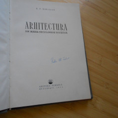 B. P. MIHAILOV--ARHITECTURA DIN MAREA ENCICLOPEDIE SOVIETICA - 1956