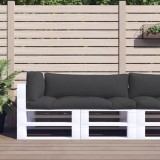 VidaXL Perne de paleți, 3 buc., negru, material textil