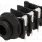 Conector jack, Jack 6,3mm, 3 contacte, mama, AMPHENOL - ACJS-PHOP