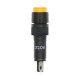 Indicator semnalizare industrial LED galben 220V &Oslash; 8mm Breckner Germany