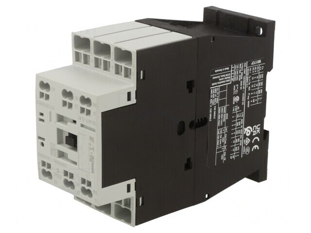Contactor 3P 24VDC 17A cu Contacte Auxiliare NC NO