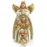 Set figurine Religioase polirasina multicolora II 8x4.5x14 cm
