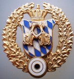 II.167 INSIGNA GERMANIA BAVARIA TIR VANATOARE PRINZ ALFONS