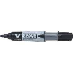 Marker pentru Tabla Pilot Vboard Master, Varf Rotund, 6 mm Negru