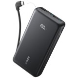 Baterie Externa Anker Zolo, 10000mAh, 22.5W, QC + PD, 1 x USB-A - 2 x USB-C, Neagra A110DH11