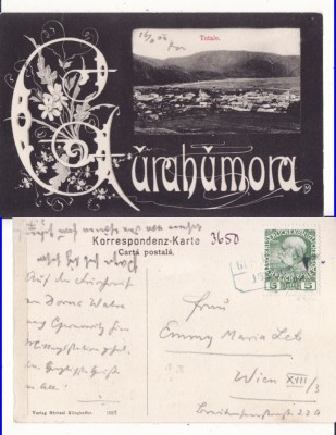 Bucovina-Gura Humorului- vedere generala foto