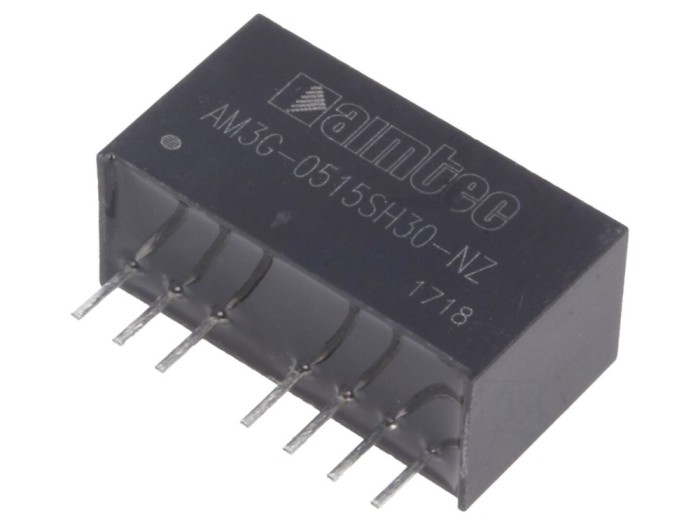 Convertor DC/DC 3W, 4,5-9V la 15V