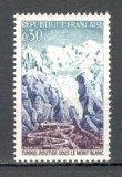 Franta.1965 Inaugurarea Tunelului rutier Mont Blanc SF.491