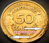 Cumpara ieftin Moneda istorica 50 CENTIMES - FRANTA, anul 1931 *cod 4905 = eroare batere!, Europa