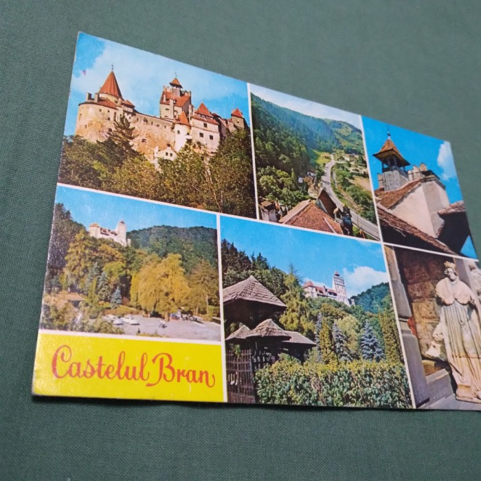 CARTE POSTALA- CASTELUL BRAN CIRCULATA