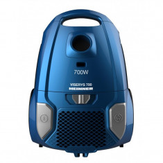 Aspirator cu sac Heinner, 700 W, 3 l, filtru HEPA, sac textil, tija telescopica, duza inclusa, Albastru foto