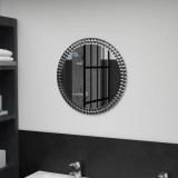 vidaXL Oglindă de perete, 50 cm, sticlă securizată
