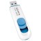 Memorie externa 64GB Adata, USB 2.0, AC008-64G-RWE, albalbastru