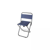 Scaun pliabil pentru pescuit, Verk Group, cu suport undita, albastru, 35x27x60 cm