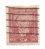 Germania - Stephan, 1924 - 60 Pfg, maro-roscat, obliterat