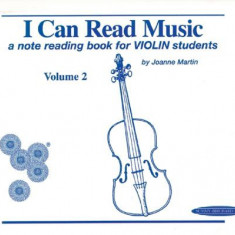 I Can Read Music, Vol 2: A Note Reading Book for Violin Students