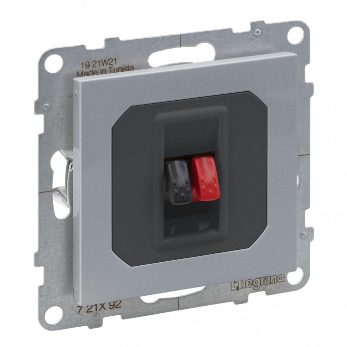 Priza difuzor clips Legrand Suno aluminiu 721392