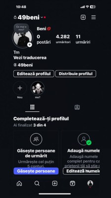 V&amp;acirc;nd cont de instagram cu 4,2k urmaritori foto
