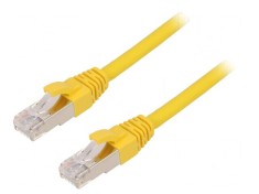 Patch Cord Ethernet Cat.6a S/FTP 1m Galben