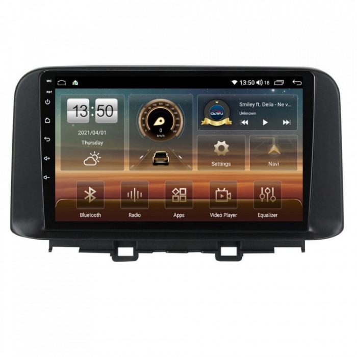 Navigatie dedicata cu Android Hyundai Kona dupa 2017, 4GB RAM, Radio GPS Dual