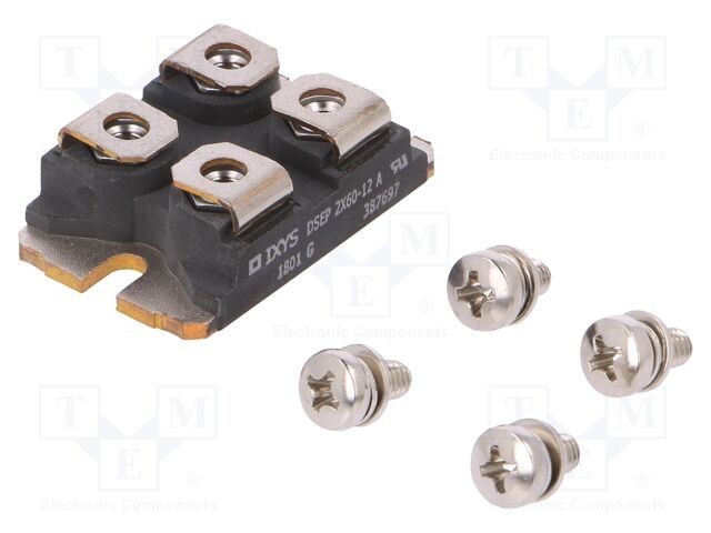 Modul diodă dublu independent 1,2kV 60A SOT227B IXYS