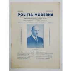 POLITIA MODERNA , REVISTA LUNARA DE SPECIALITATE , LITERATURA SI STIINTA , ANUL V , NR. 56 , OCTOMBRIE , 1930