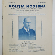 POLITIA MODERNA , REVISTA LUNARA DE SPECIALITATE , LITERATURA SI STIINTA , ANUL V , NR. 56 , OCTOMBRIE , 1930