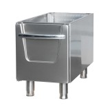 Suport cu usa din inox-40x90cm