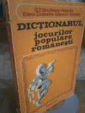G.T. Niculescu Varone - Dictionarul jocurilor populare romanesti (1980), Litera