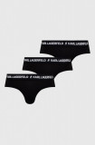 Karl Lagerfeld Slip (3-pack) bărbați, culoarea negru