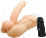 Vibrator Temptation Bigger Man, Multispeed, TPR, Natural, 19.5 cm, Baile