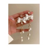 Cumpara ieftin Cercei Lungi, Funda si Perle - 921711