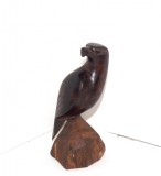 Sculptură manuală din lemn Olneya tesota (ironwood), anii 60 - Vultur - Seri Art, Sonora Desert, Mexic, Animale, America Latina