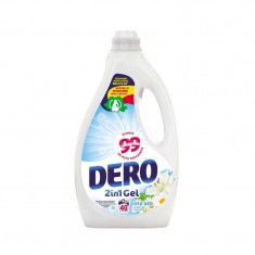 Detergent lichid Dero 2in1 Iris Alb si Flori de Romanita, 40 spalari, 2L