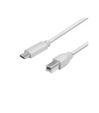 Cablu USB 2.0 B mufa - USB TYPE C mufa 2m gri LOGILINK CU0161