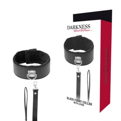 DARKNESS - LINED NECKLACE WITH TITANIUM CHAIN foto