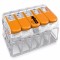 Conector Wago 221-415, compact, 5 fire, 0.02-4 mmp, set 25 bucati