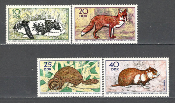 D.D.R.1970 Licitatie internationala de blanuri animale Leipzig SD.283