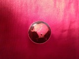 Insigna Romania (langa ac SM) , - Elefant , metal si email , d=1,5cm