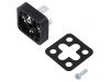 Conector cu valvă soclu 18mm tată PIN 4 mPm 3 PE