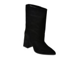 Botine FLAVIA PASSINI negre, AC6467, din piele intoarsa