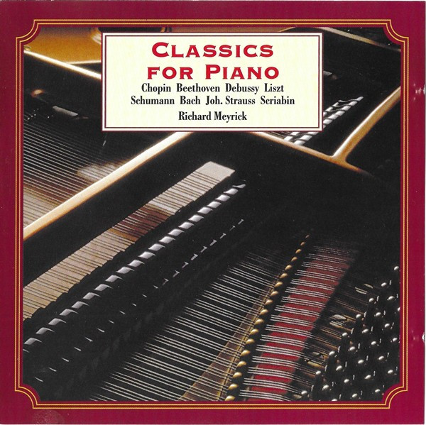 CD Richard Meyrick &lrm;&ndash; Classics For Piano , original, holograma, 1997