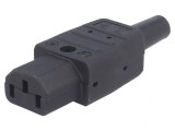 Conector alimentare AC 10A 250V IEC 60320 drept