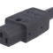 Conector alimentare AC 10A 250V IEC 60320 drept