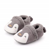 Botosei gri pentru bebelusi - Pinguin (Marime Disponibila: 6-9 luni (Marimea 19