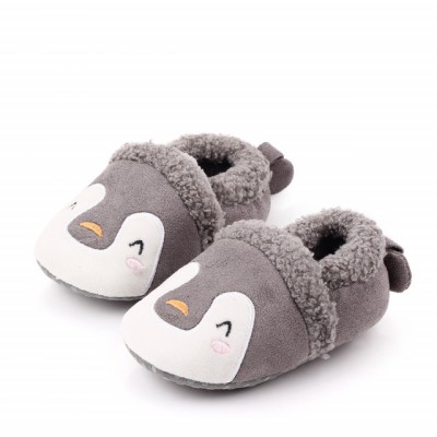 Botosei gri pentru bebelusi - Pinguin (Marime Disponibila: 3-6 luni (Marimea 18 foto